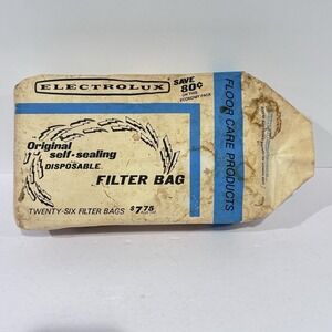 Electrolux 26 ct Original Self Sealing Disposable Vacuum Filter Bag Open Package